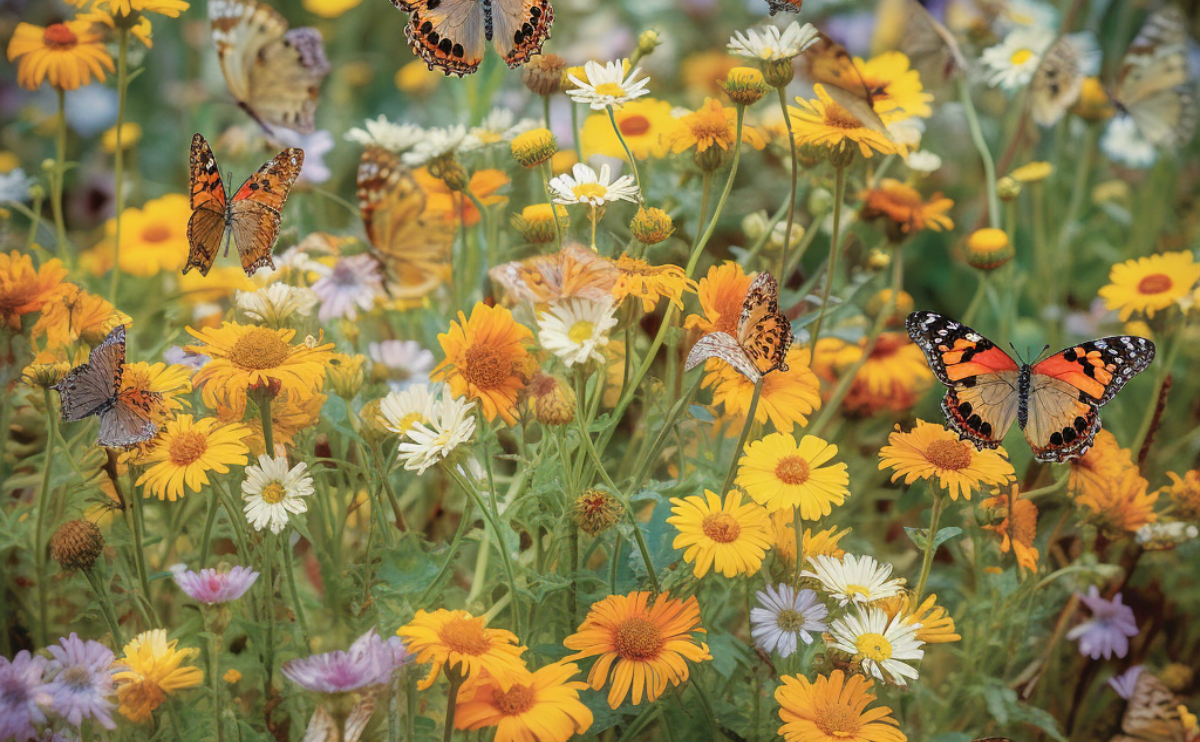 How to Grow Pollinator-Friendly Garden- Planting Heirloom Wildflowers Seeds